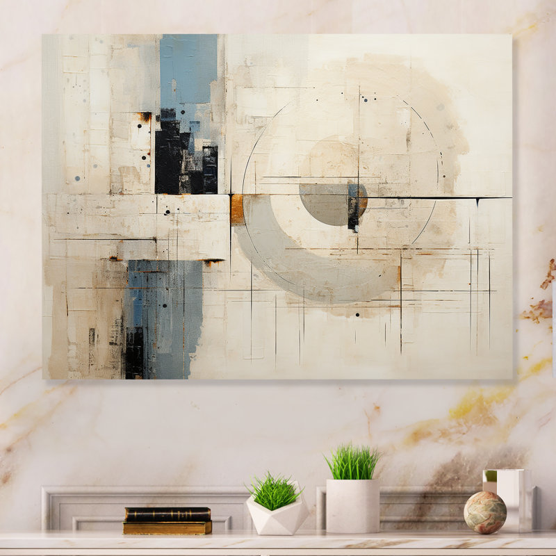 - Art mural abstrait en métal, H 30 po x l 40 po x P 1,5 po