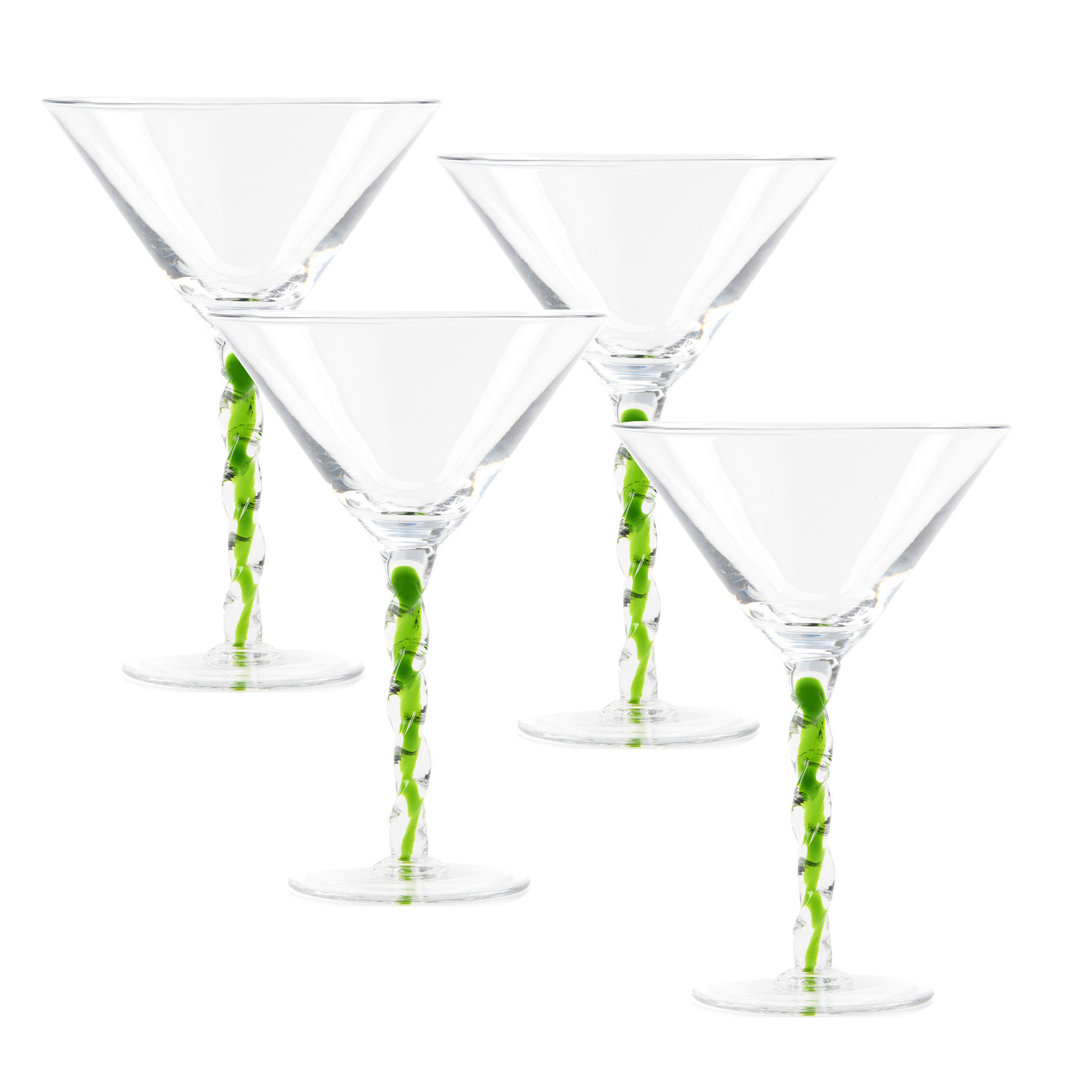 Starkey 10oz. Martini Glass Set (Set of 4) Bayou Breeze 