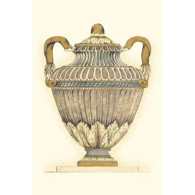 Dusty Urn Sketch I by Jennifer Goldberger - Painting