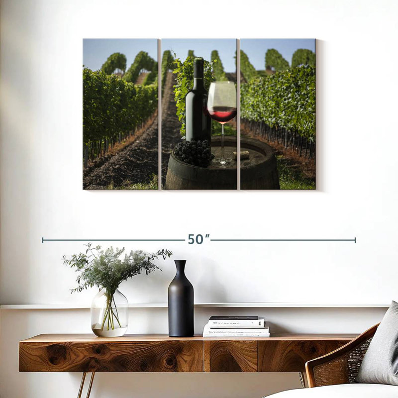 Yarlin Vineyard Wine Tasting, 24" H x 38" W