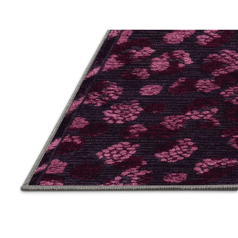  Tapis lavable Boysenberry, Rectangulaire 7 pi x 10 pi