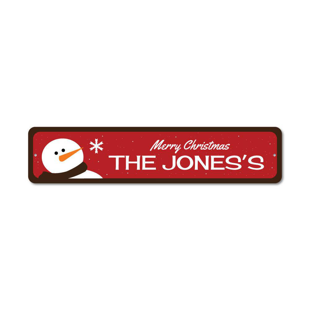 Snowman Custom Aluminum Sign Lizton Sign Shop, Inc 