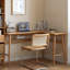 Bureau simple en bois massif en forme de L-1118258464