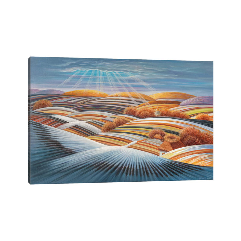 " To The Home Nests " by Oleg Shupliak, Wrapped Canvas, 12" H x 18" W x 1.5" D