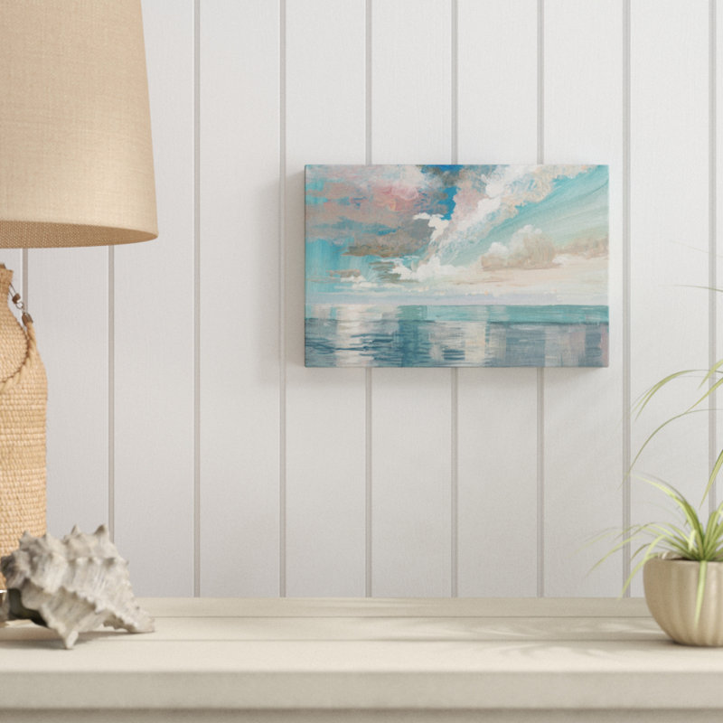Pastel Sky - Wrapped Canvas Painting, 20cm H x 30cm W x 3.81cm D