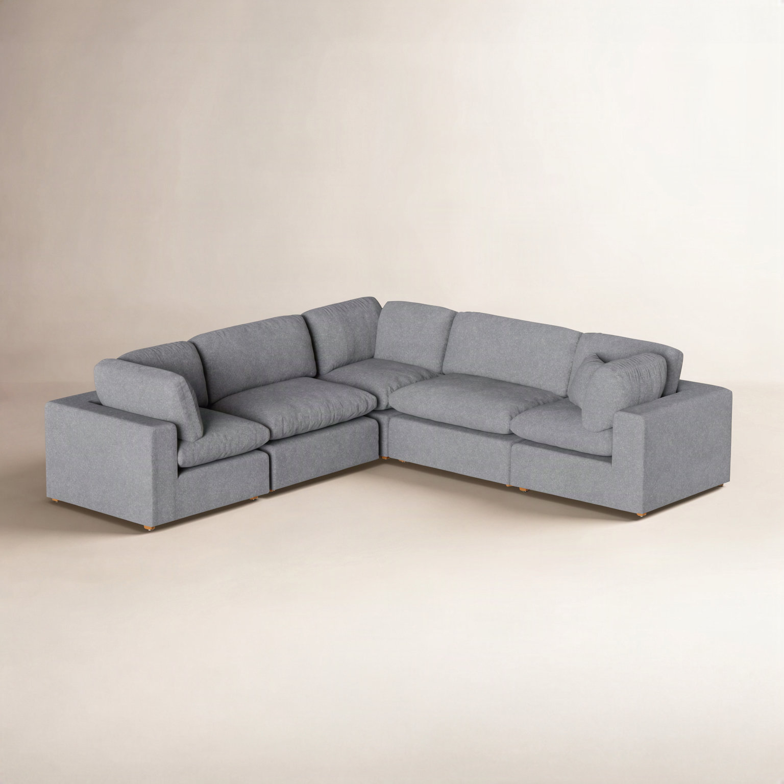 Jossa Modular Corner Sectional, Gray