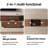 47.2" Extendable Coffee Table With Hidden Storage