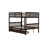Rubber Wood Bunk Bed With 2 Drawers, Convertible Into 2  Beds,  Bunk Bed With Ladder And Safety Guardrails ,-1908380278-1908380273