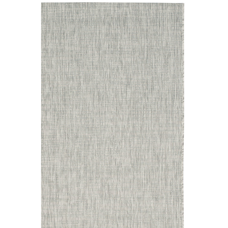 Arneshia Gray/Turquoise Indoor/Outdoor Area Rug