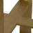 Modern Accent Side Table with Glass Top for Living Room Decor - Slim Narrow End Table with Metall Frame for Room Styling - Gold & Metallic-106720808