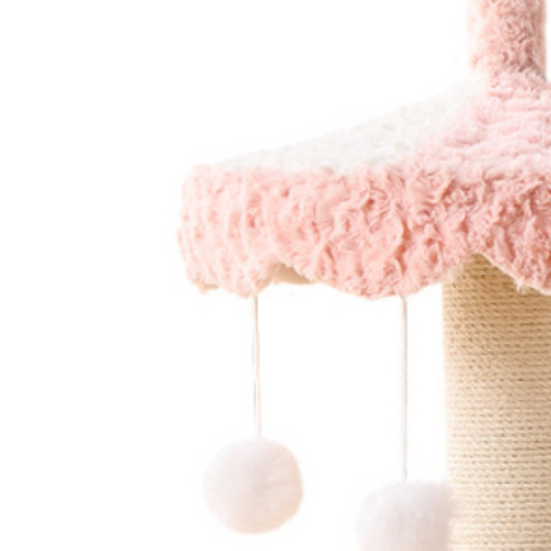 Ce cadre d'escalade à carrousel créatif présente un design multifonctionnel et des colonnes en sisal durables qui empêchent l'écaillage et sont très amusantes.