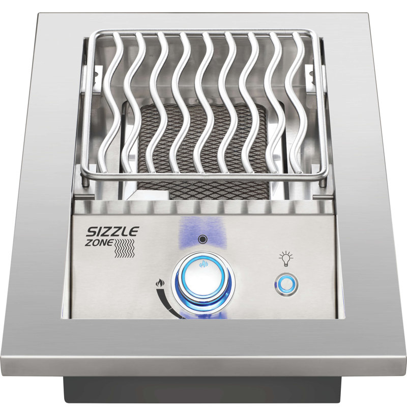 Brûleur infrarouge simple intégré de 10 po série 700, acier inoxydable, Propane liquide