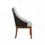Ensemble de chaises de salle à manger rembourrées en cuir avec dossier rembourré, 4 pieds