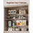 Acrylic Cabinet Shelf Organizer Set Of 4, Large Kitchen Counter Spice Rack For Pantry Storage, Stackable And Expandable Shelf Organizer For Cabinets