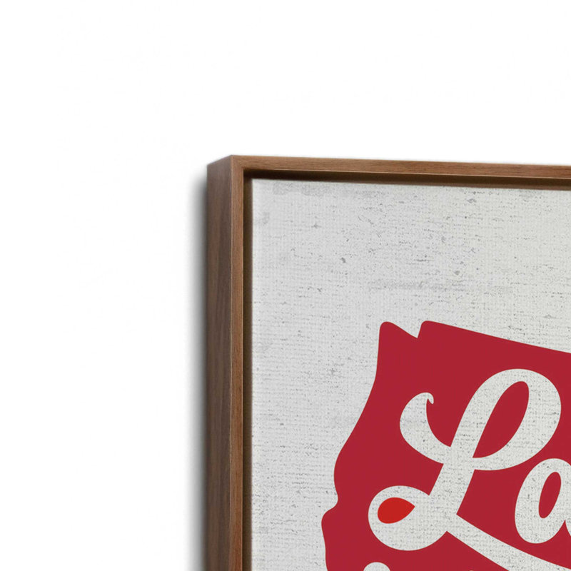 «Land That I Love» par Art, L 40 x H 30, Brun, Toile avec cadre