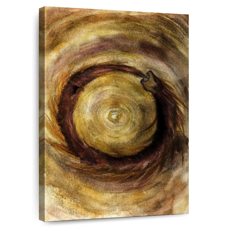 Ouroboros, 48" H x 32" W