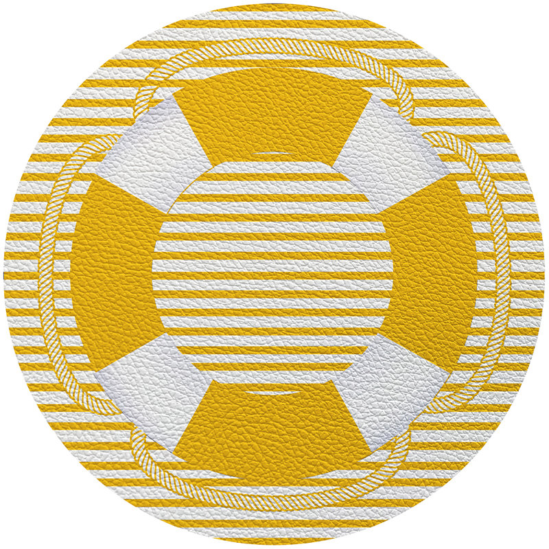 Lifeguard Buoy 16" Vinyl Placemat, Yellow