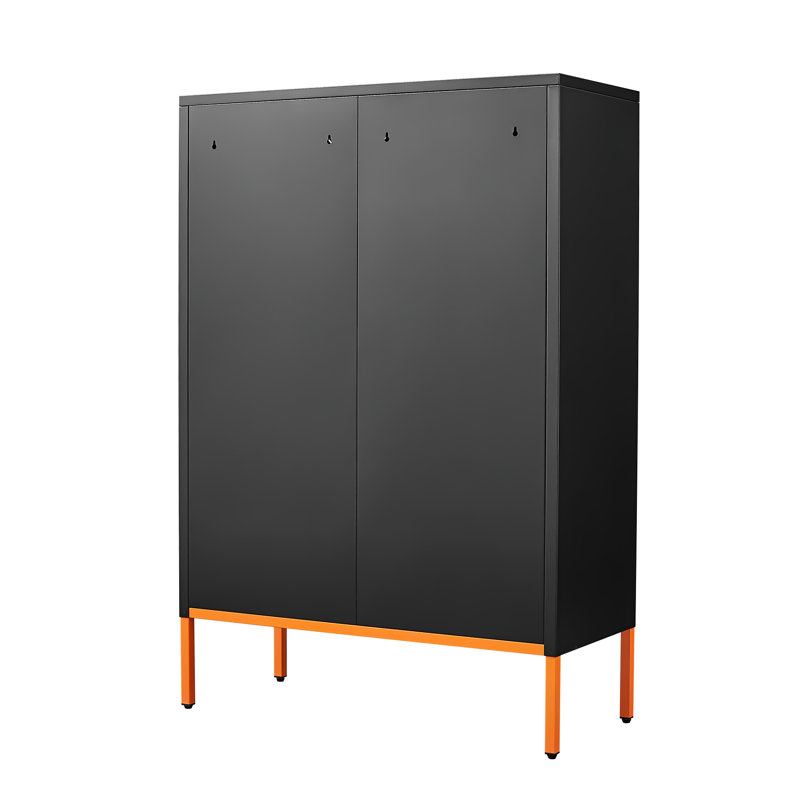 Black Freestanding Modern Shoe Cabinet With Dual - Opening Butterfly Doors, 15Cm Elevated For Airflow, And Robot Vacuum Access Black, Freestanding, Cabinet, Design, Adjustable Shelves, Breathable