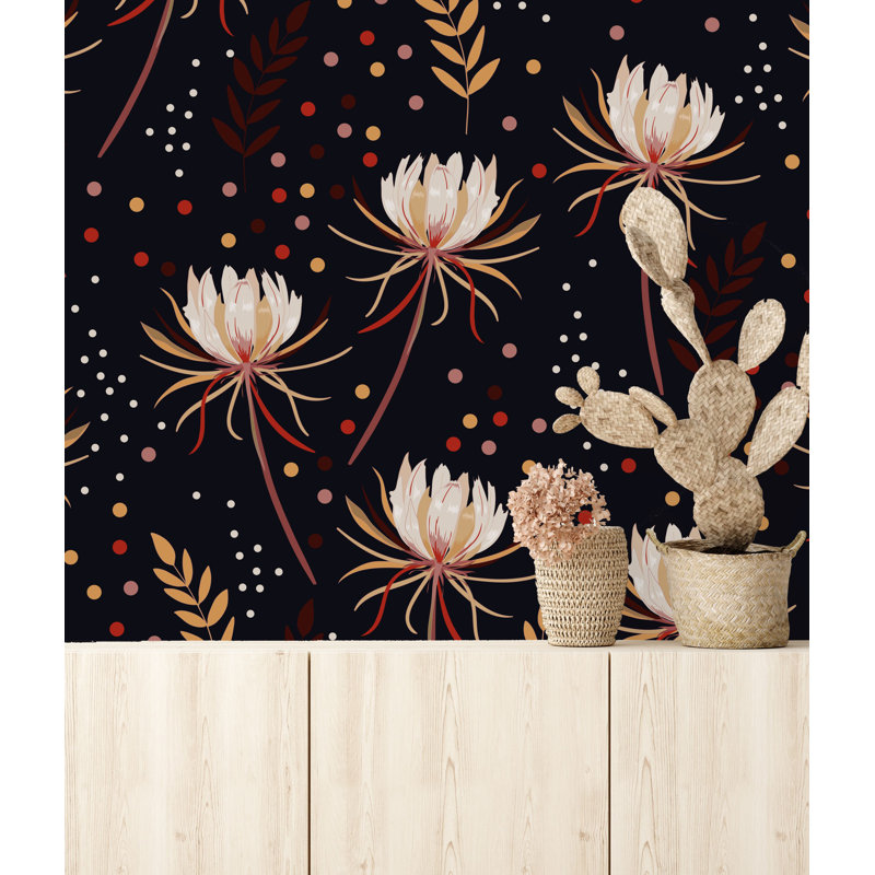 Murale florale, L 125 po x L 125 po