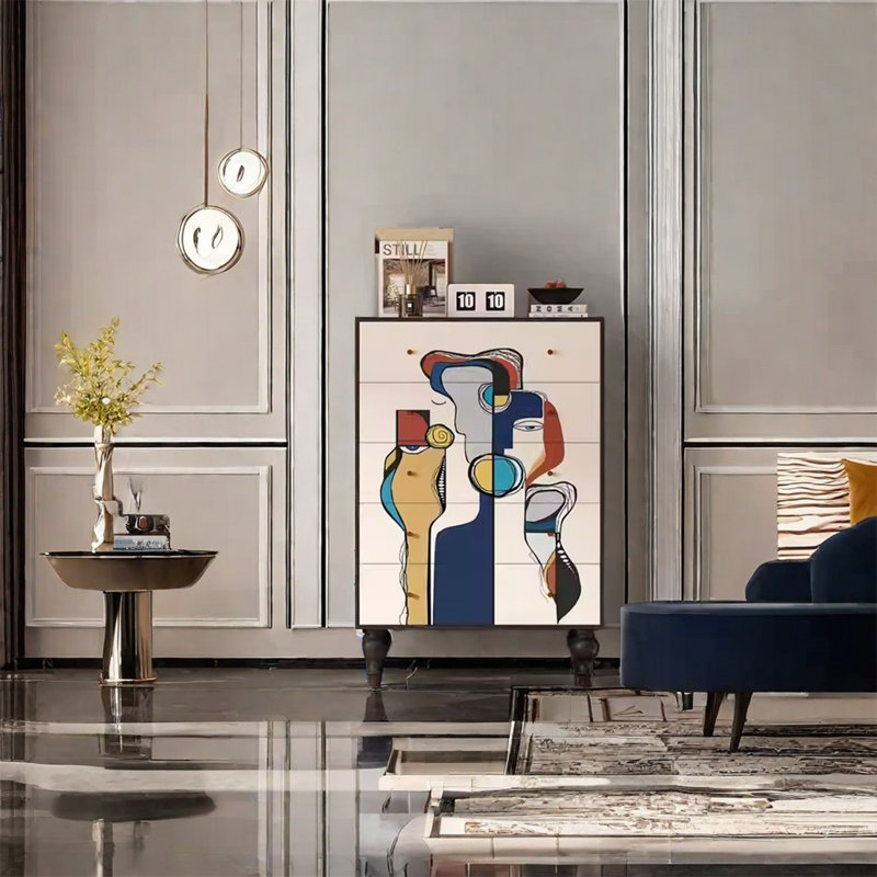 Sturdy Large-Capacity Decorative Cabinet
