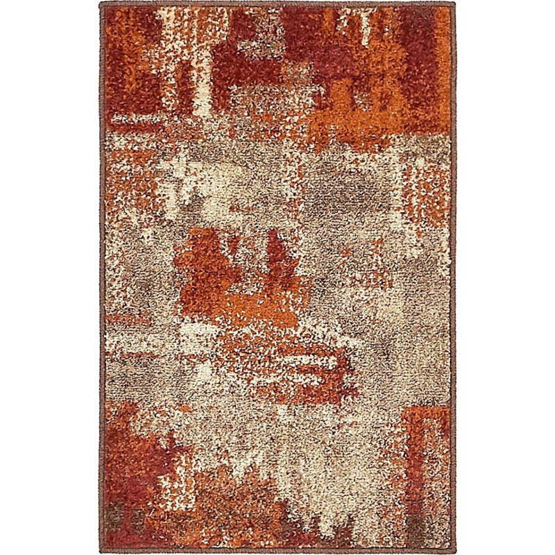 Abstract Indoor Rug, Rectangle 2' x 3'