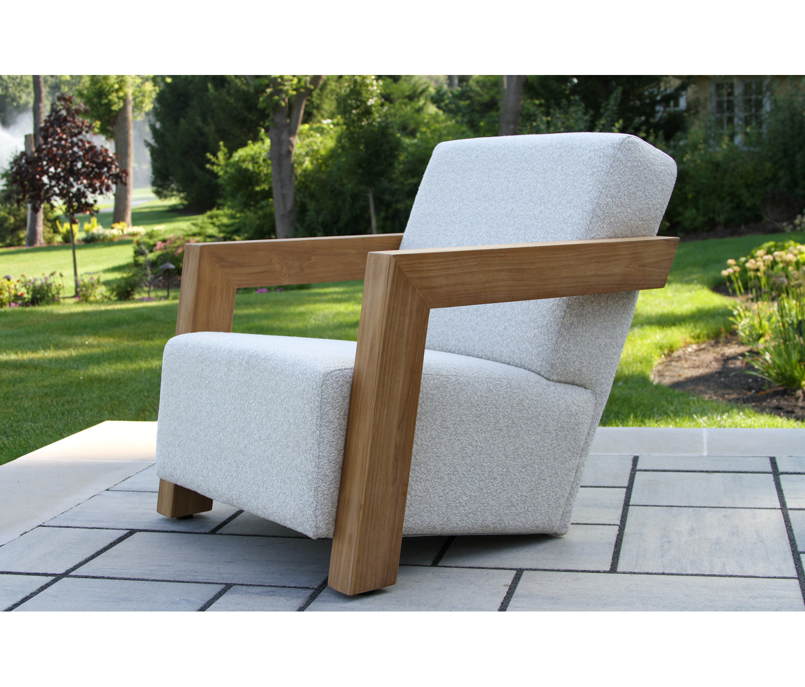 Levitt Teak Patio Lounge Chair