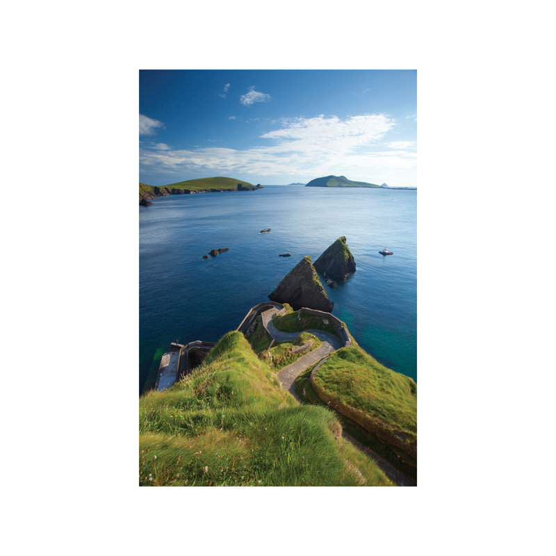 Winding Entryway I, Dunquin Harbour, Dingle Peninsula, Count by Gareth McCormack - Print on Canvas, No Frame