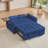 Loveseat Sofa Bed with Side Table