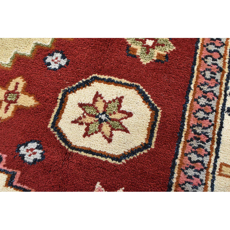 Tapis indo Kazak Neithard Tribal 5 pi 8 po x 8 pi