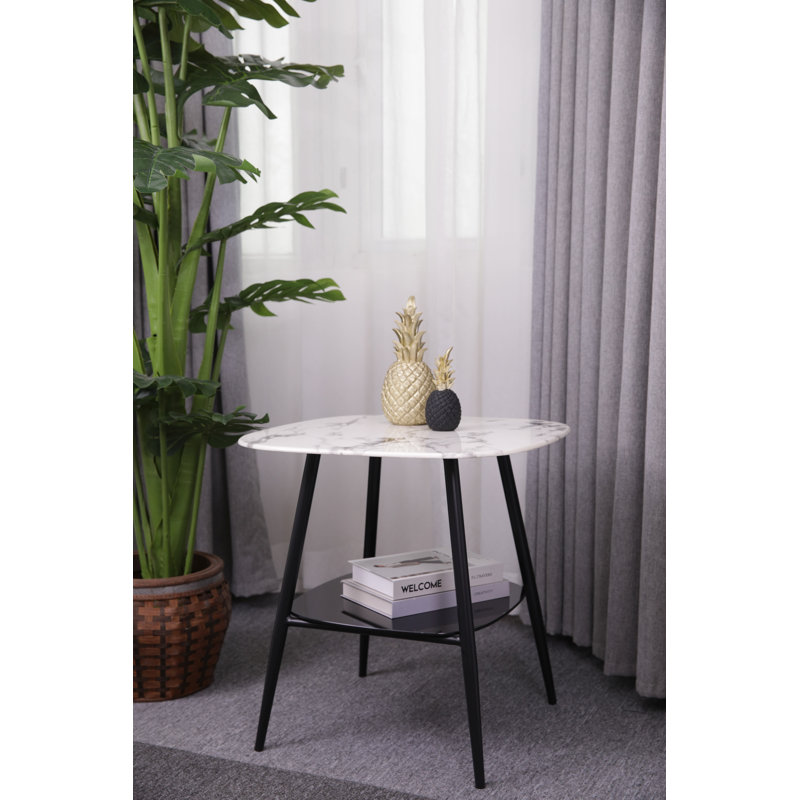 Abdou Four Leg Coffee Table with Storage