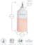 Nicola Spring 2 Piece Hand-Printed Oil & Vinegar Pourer Bottles Set - 500ml - Orange