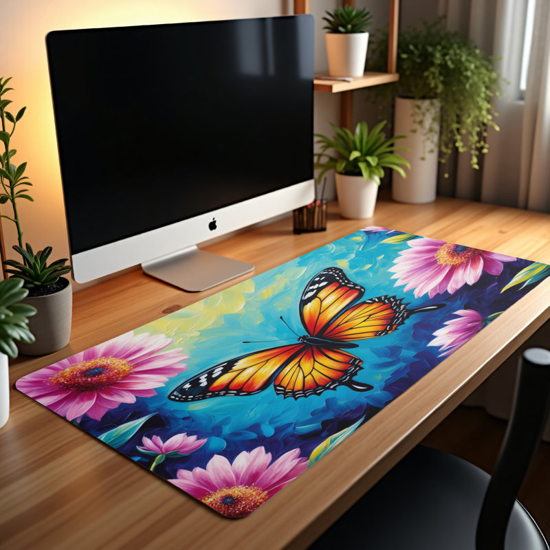 Polyester Desk Pad, 14.4x12.1