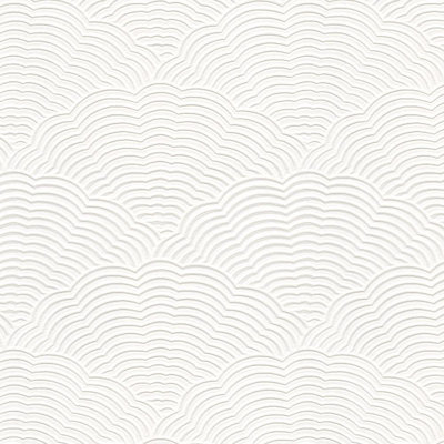 10.05m x 53cm 3D Embossed Matte Wallpaper Roll