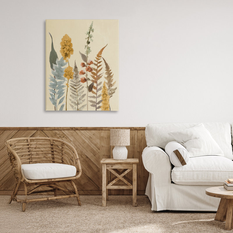 Plantes d'automne, toile par Elizabeth Medley, H 30 po x l 24 po