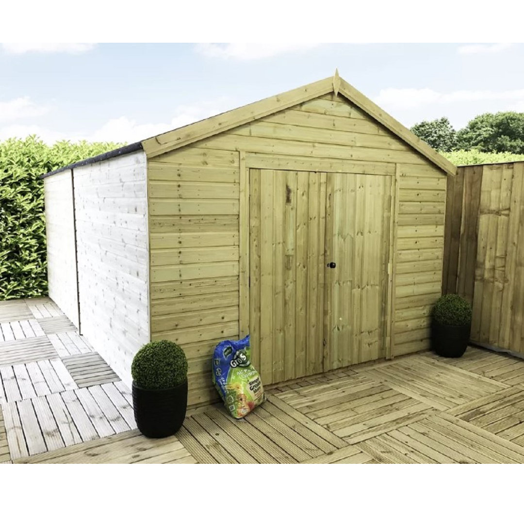 Witman 11 ft. W x 11 ft. D Solid Wood Garden Shed