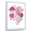 Fleurs roses rétro - peinture sur toile-59538020-59767353