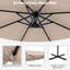 Parasol suspendu en porte-à-faux 10 pi-1865110368