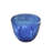 Freestanding Soaking Bathtub, 64 Inch, Blue Transparent, Oval, High - Quality Resin Finish Inch Transparent Blue, Soaking, Contemporary Style