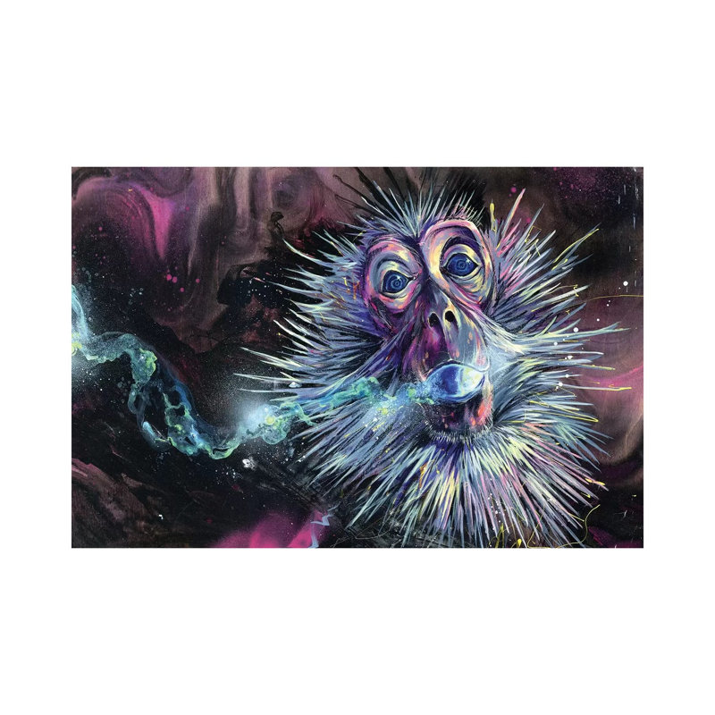 Light Trails by Swartz Brothers Art - Wrapped Canvas Painting, 101.6 cm H x 66.04 cm W x 3.175 cm D