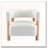 Boucle Upholstered Accent Arm Chair-120243535