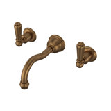 Edwardian™ Wall Mount Lavatory Faucet with Column-Spout