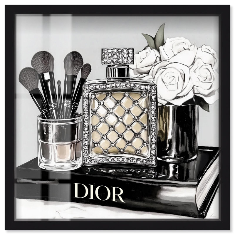 Classy Ink Glam, Noir, noir, noir, noir, H 13 po x l 13 po