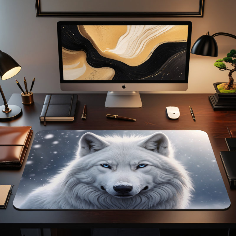 Polyester Desk Pad, 31.5x15.5
