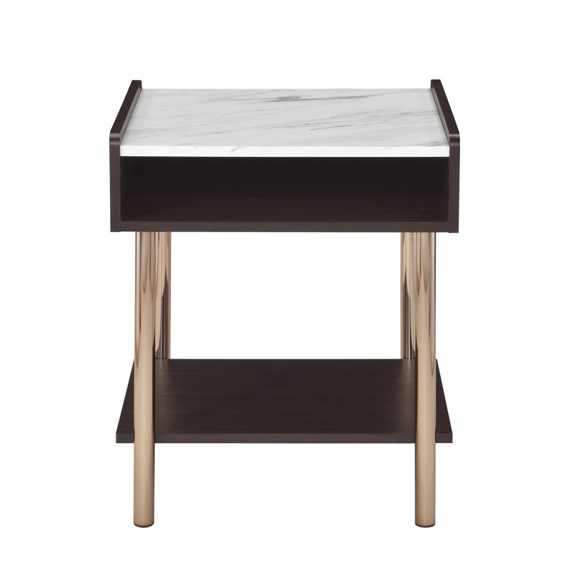 Askar End Table with Storage