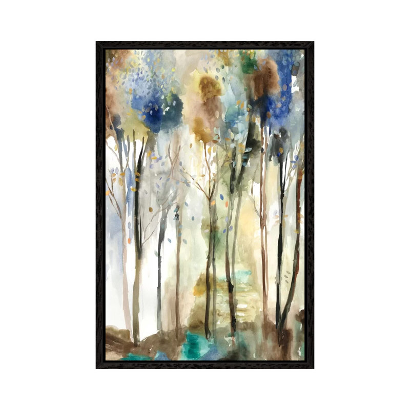Standing Tall I by Allison Pearce - Painting on Canvas, 66.04 cm H x 45.72 cm W, Black Framed Canvas