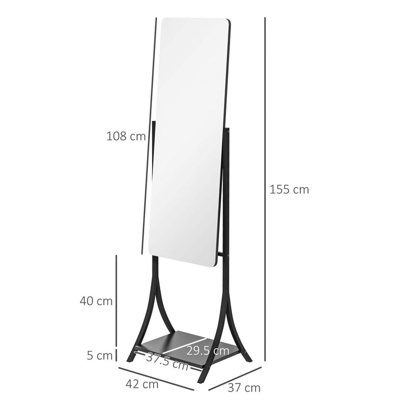 Demetrias Rectangle Floor Mirror