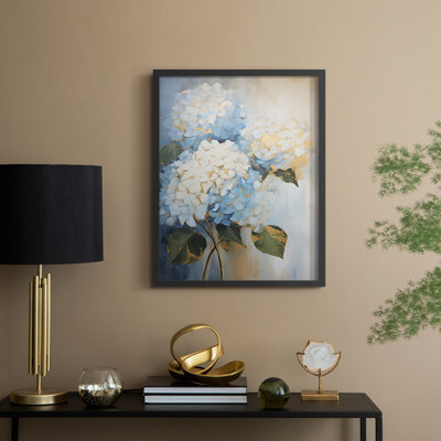 Série FLORAL CXVI - reproduction encadrée de qualité supérieure - prête à être accrochée - aucun clou requis