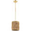 Luminaire suspendu cylindrique à 1 lumière