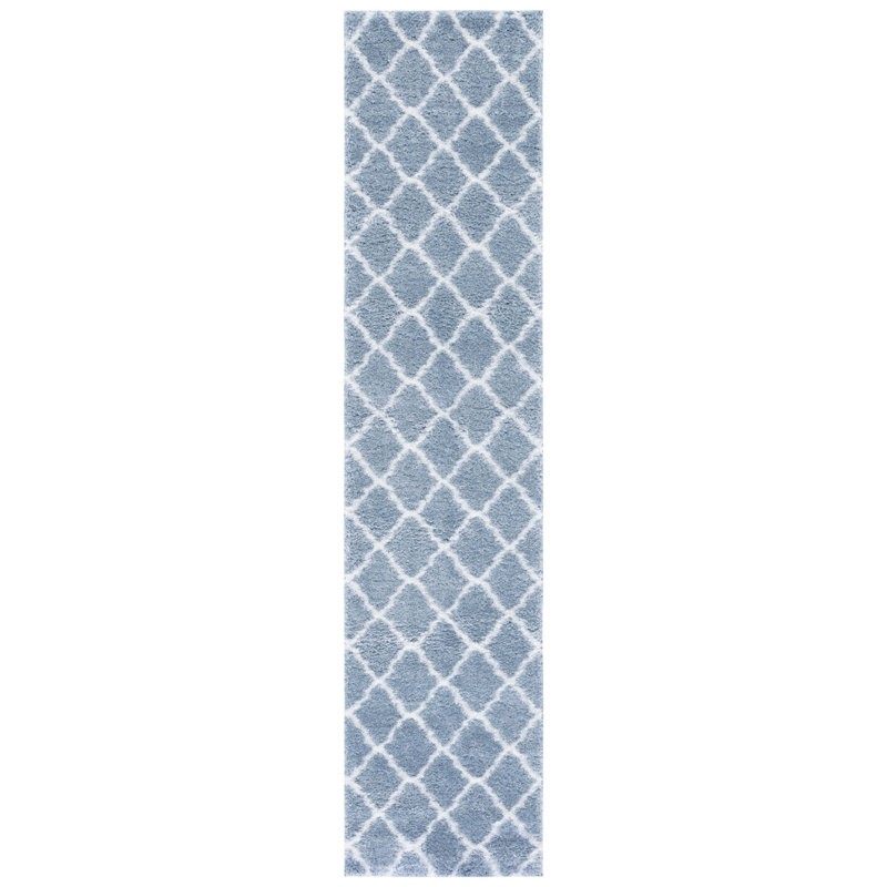 Tahoe Shag Performance Geometric Rug, Runner 2' x 9'
