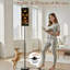  Lampe sur pied 68,5 "à branches mystiques papillon noir botanique à intensité variable avec abat-jour en lin Ampoule DEL incluse